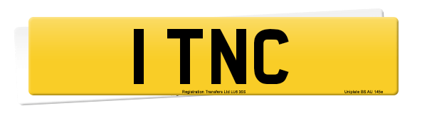 Registration number 1 TNC